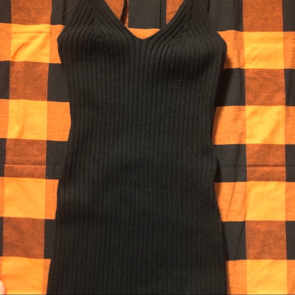 Dolls Kill Black Tank Sweater Dress - Picture 3 of 4
